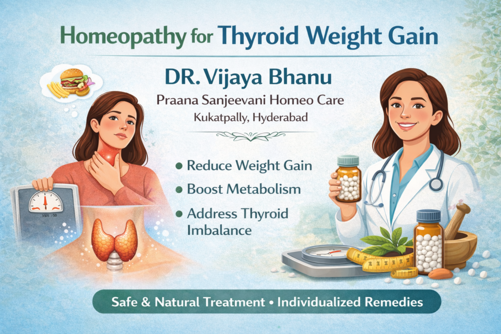 Homeopathy for Thyroid Weight Gain
