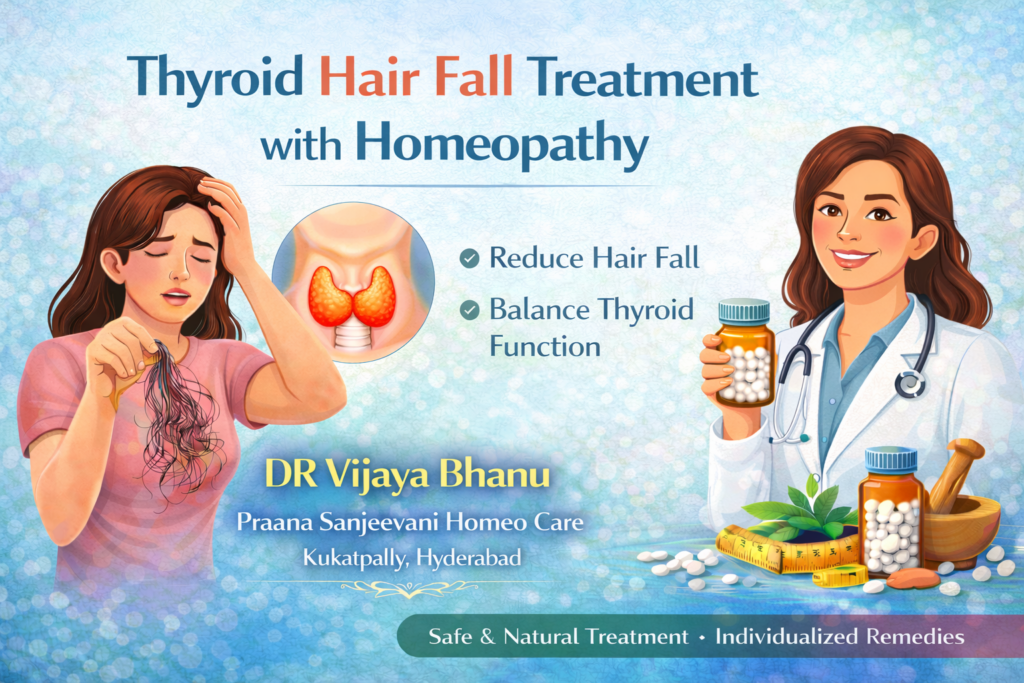 Thyroid Hair Fall Treatment with Homeopathy